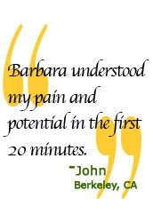 John private Therapy client quote