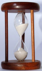 personal growth life coach Hour glass