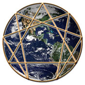 Enneagram Personality Types Symbol on the World